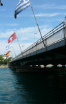Rheintorturm und Alte Rheinbrücke